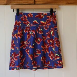 Athleta Salutation Stash Pocket Skort Floral XXS
